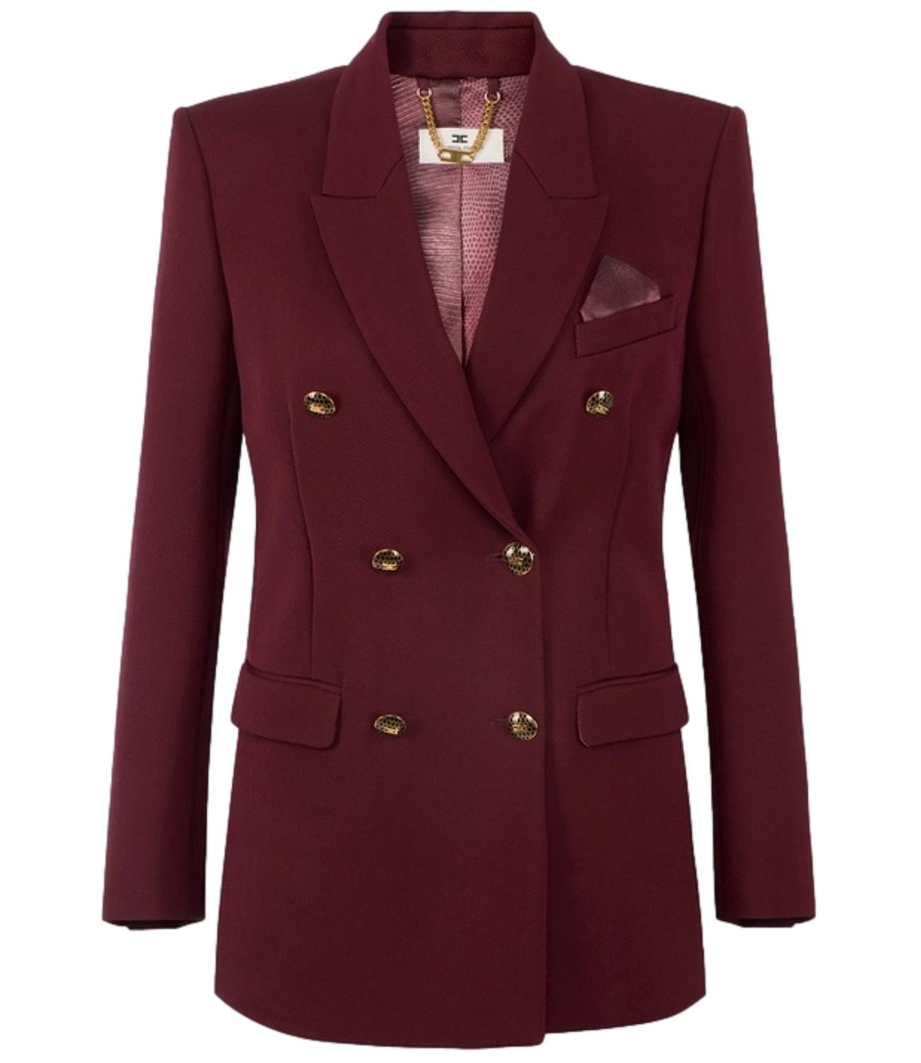 ELISABETTA FRANCHI EF giacca bordeaux donna GI18957E2 Gruppo