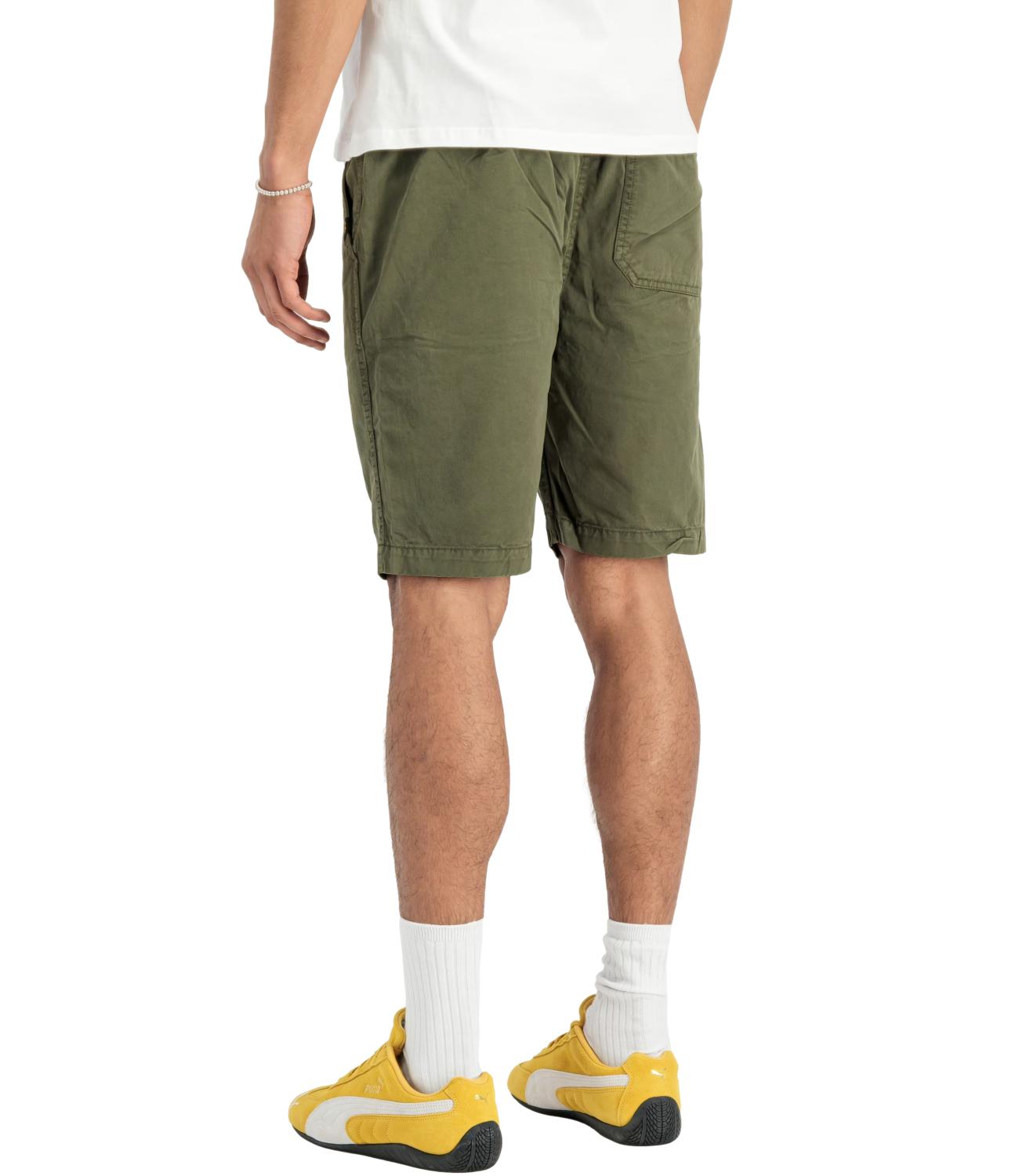 Bermuda Basic Cotton Shorts verde