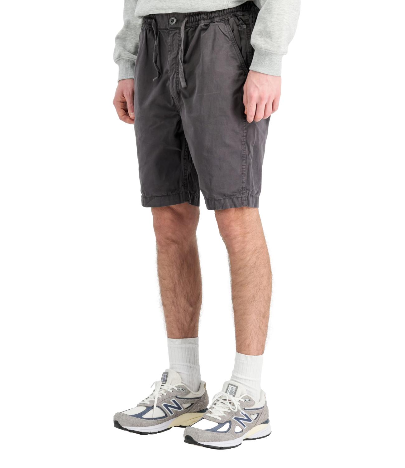 Bermuda Basic Cotton Shorts grigio