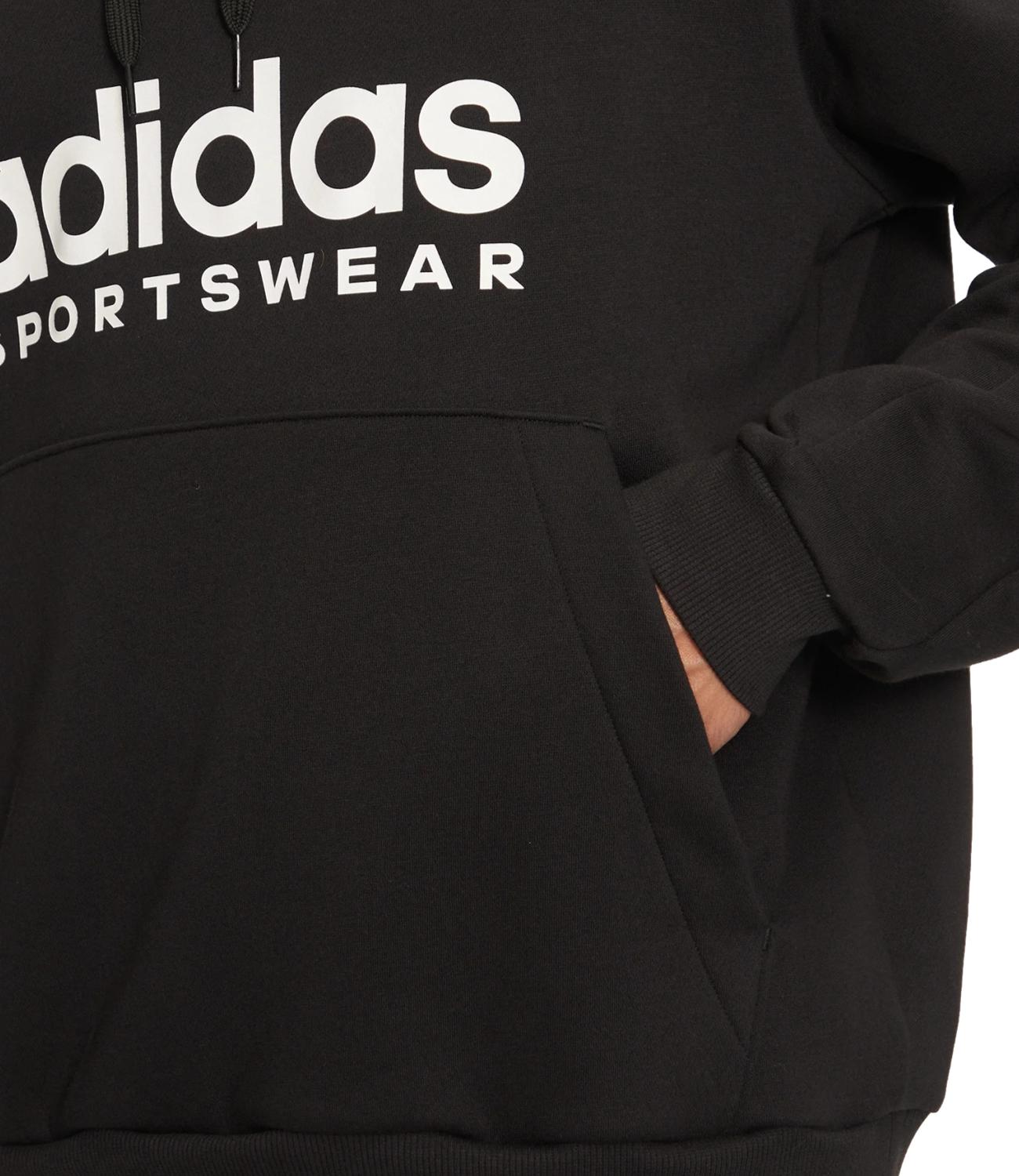 Adidas Felpa Nera Uomo