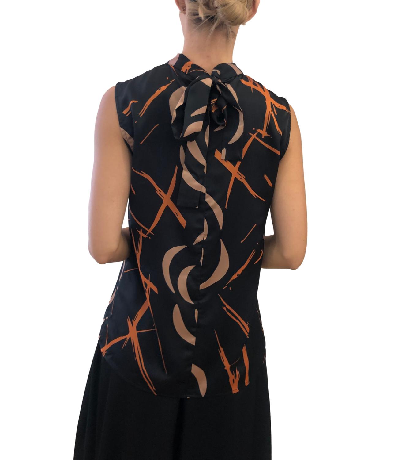 Anonyme Top Nero Donna