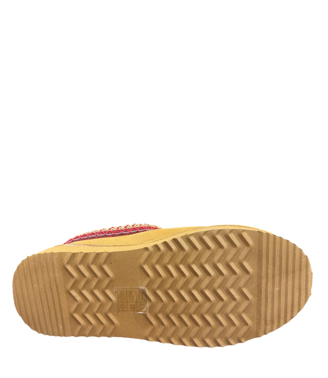 Aria Shoes pantofola cammello donna