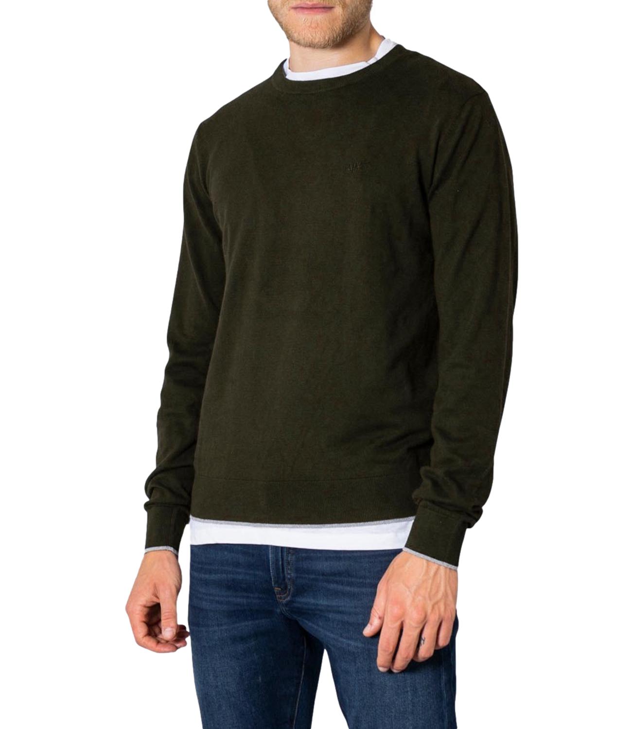 pullover verde uomo AX