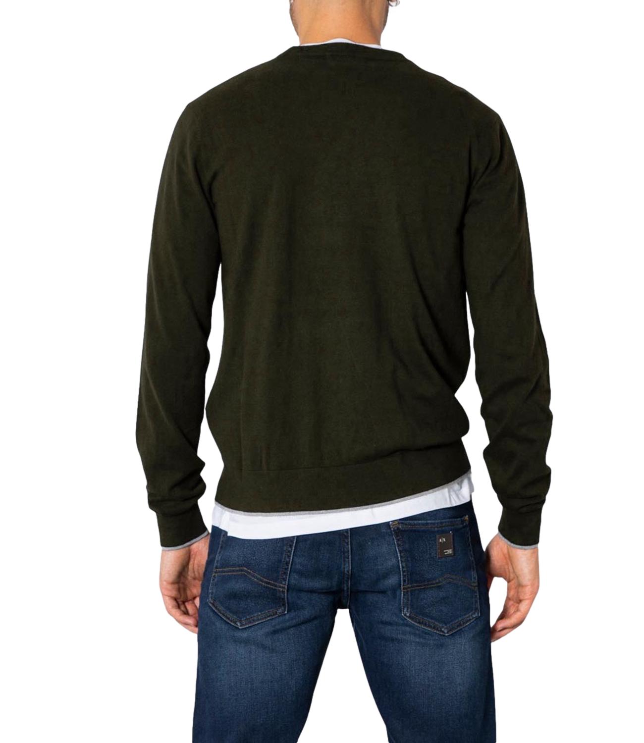 pullover verde uomo AX