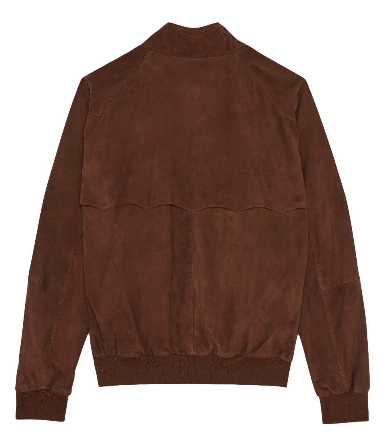 Baracuta giacca G9 in suede chocolate