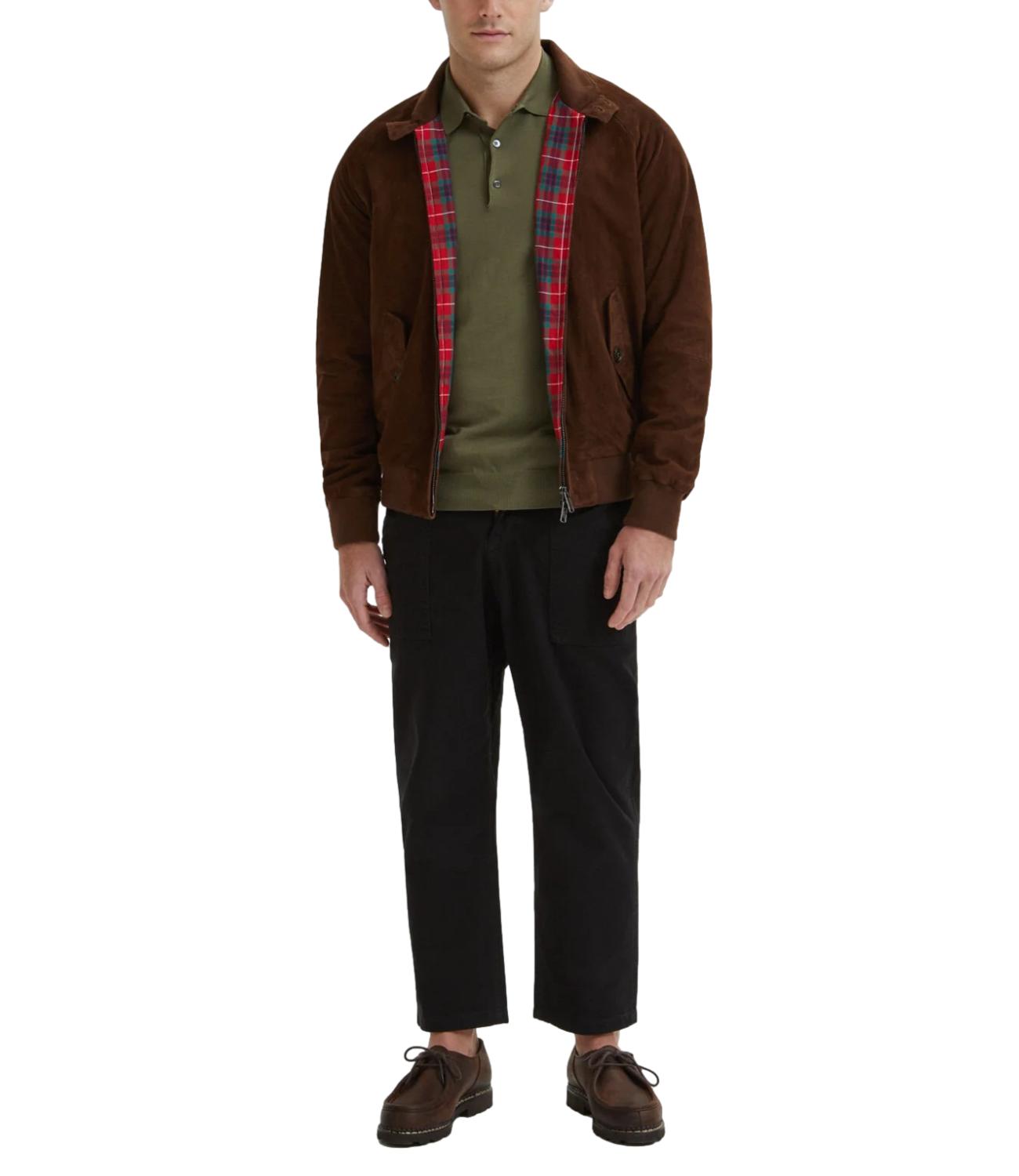 Baracuta giacca G9 in suede chocolate