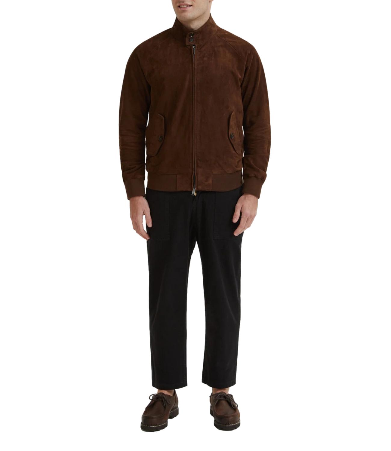 Baracuta giacca G9 in suede chocolate