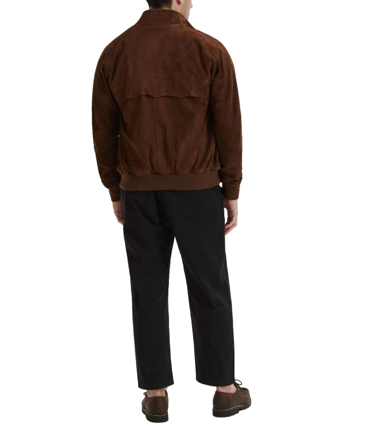 Baracuta giacca G9 in suede chocolate