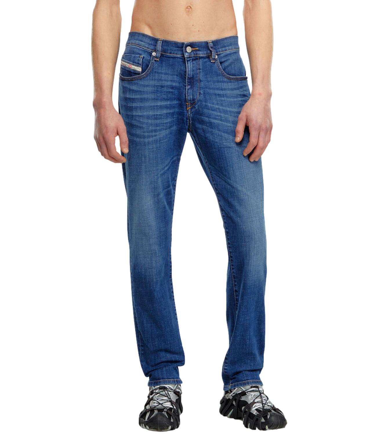 Jeans D-Strukt 2019 uomo blu medio slim fit L32