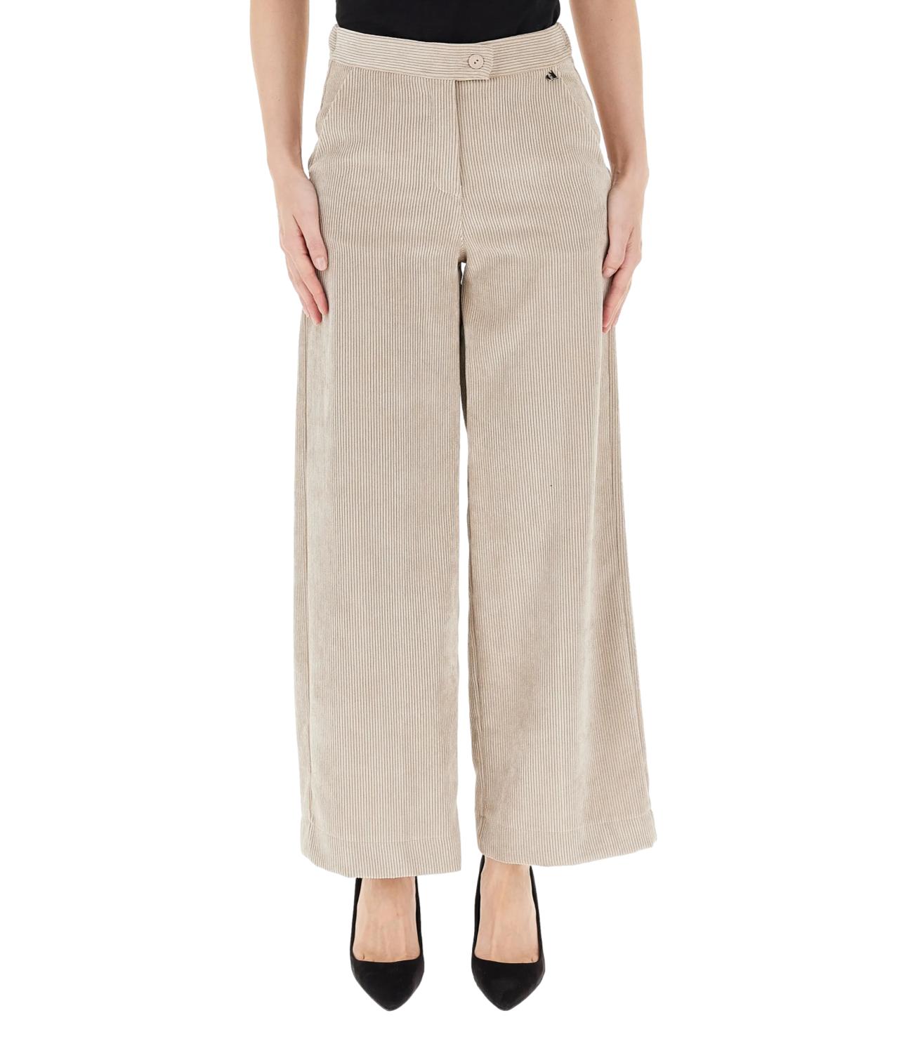 Dixie pantalone velluto beige donna