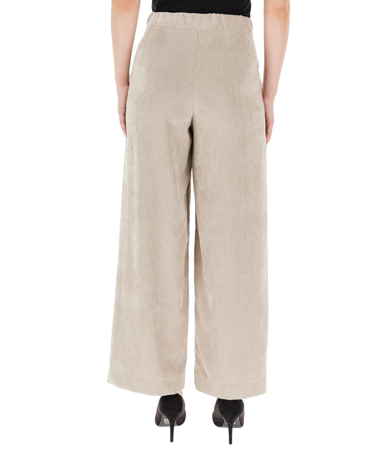 Dixie pantalone velluto beige donna