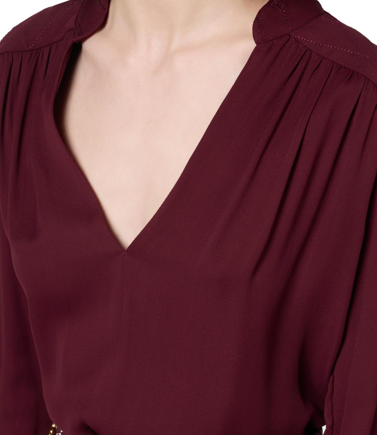 Elisabetta Franchi camicia rouge noir donna