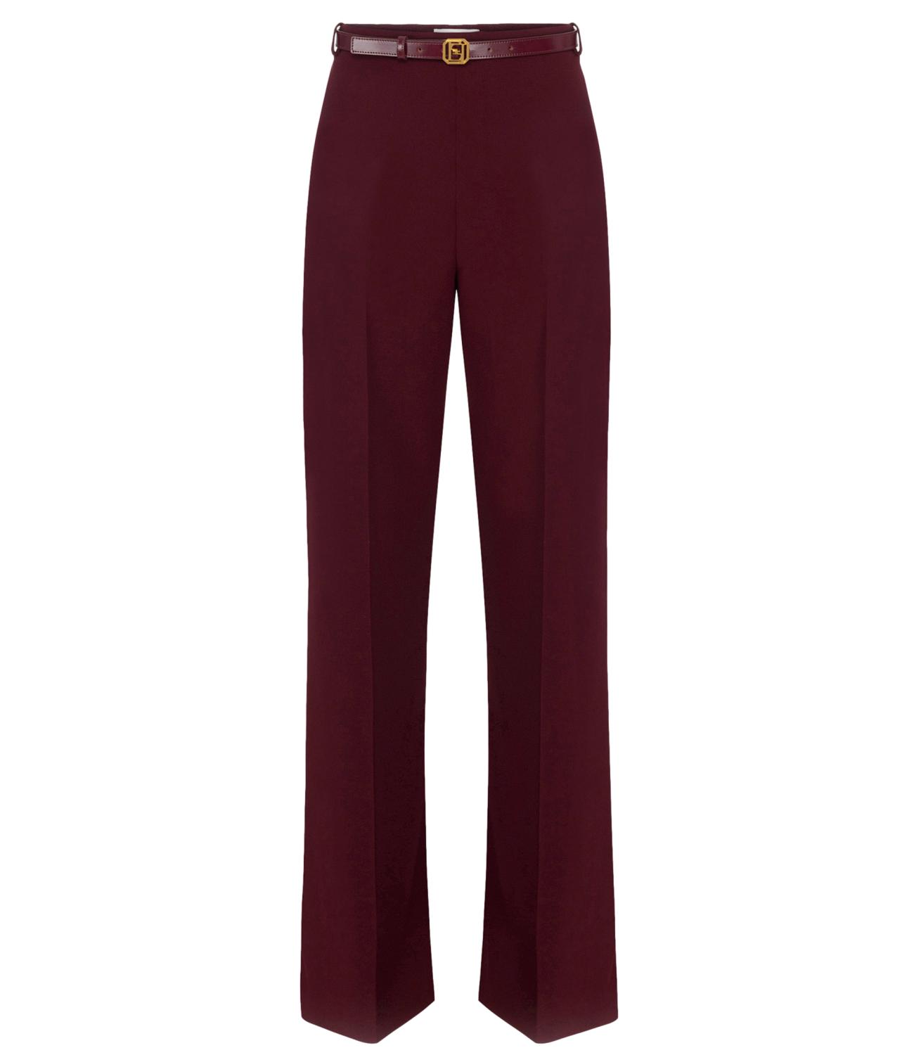 Elisabetta Franchi Pantalone Rouge Noir Donna