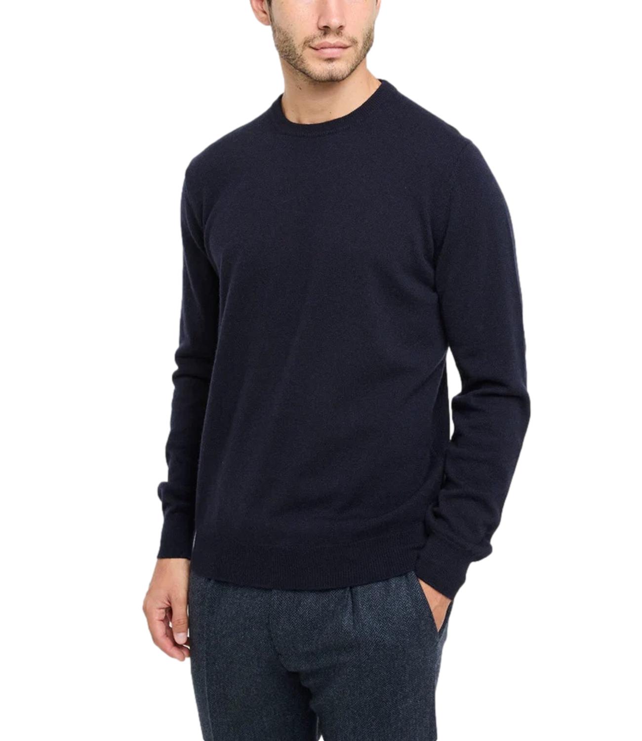 Pullover Filippo De Laurentis blu da uomo