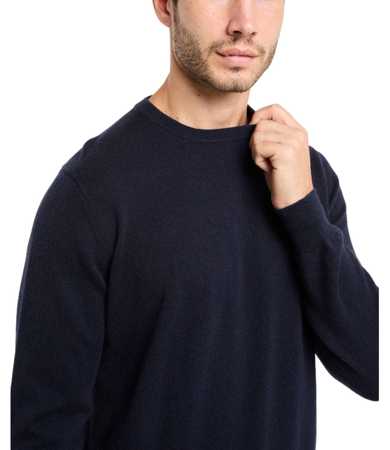 Pullover Filippo De Laurentis blu da uomo