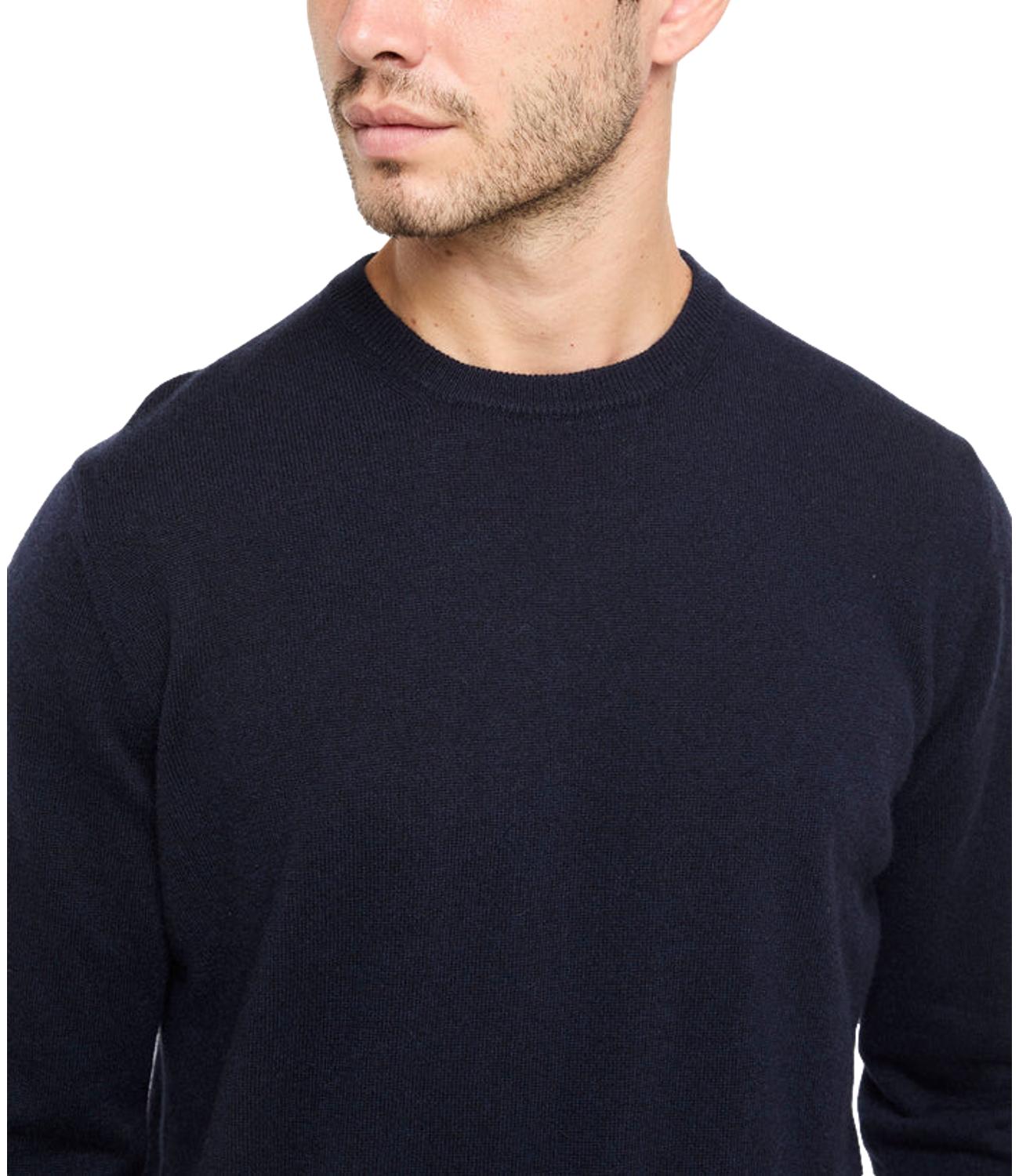 Pullover Filippo De Laurentis blu da uomo