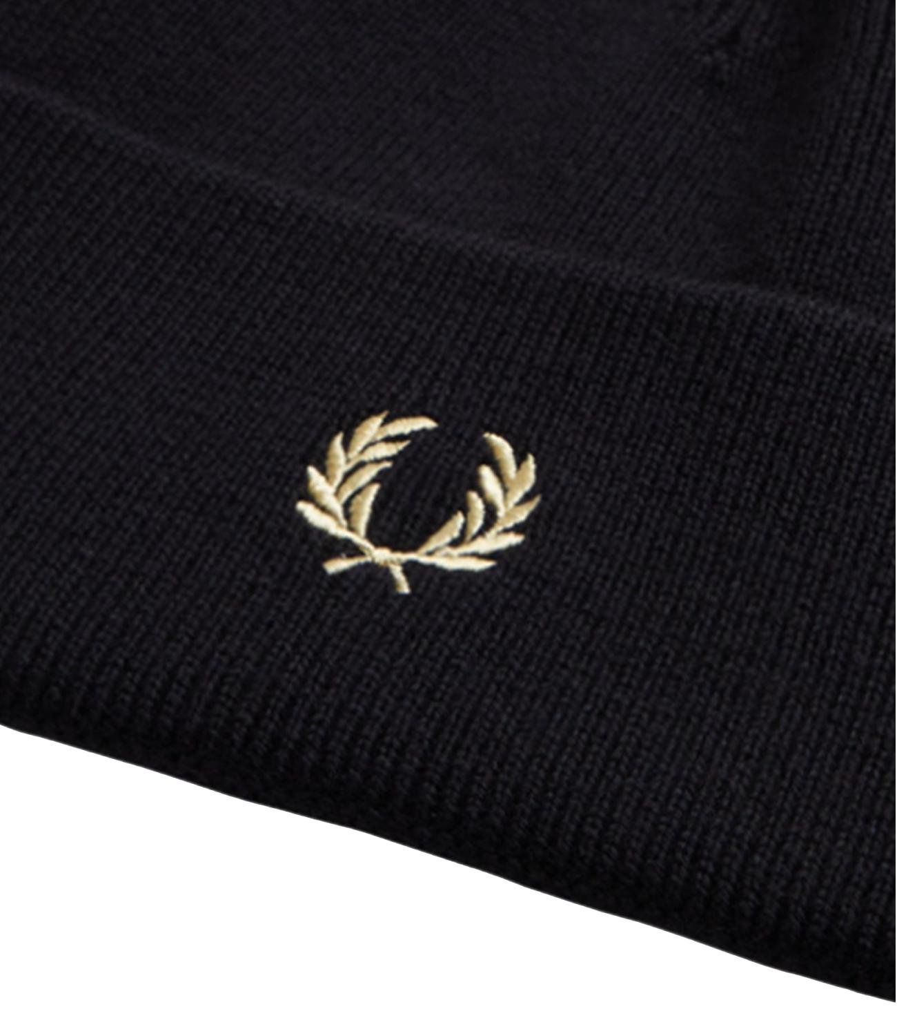 Cappello Fred Perry in lana nero