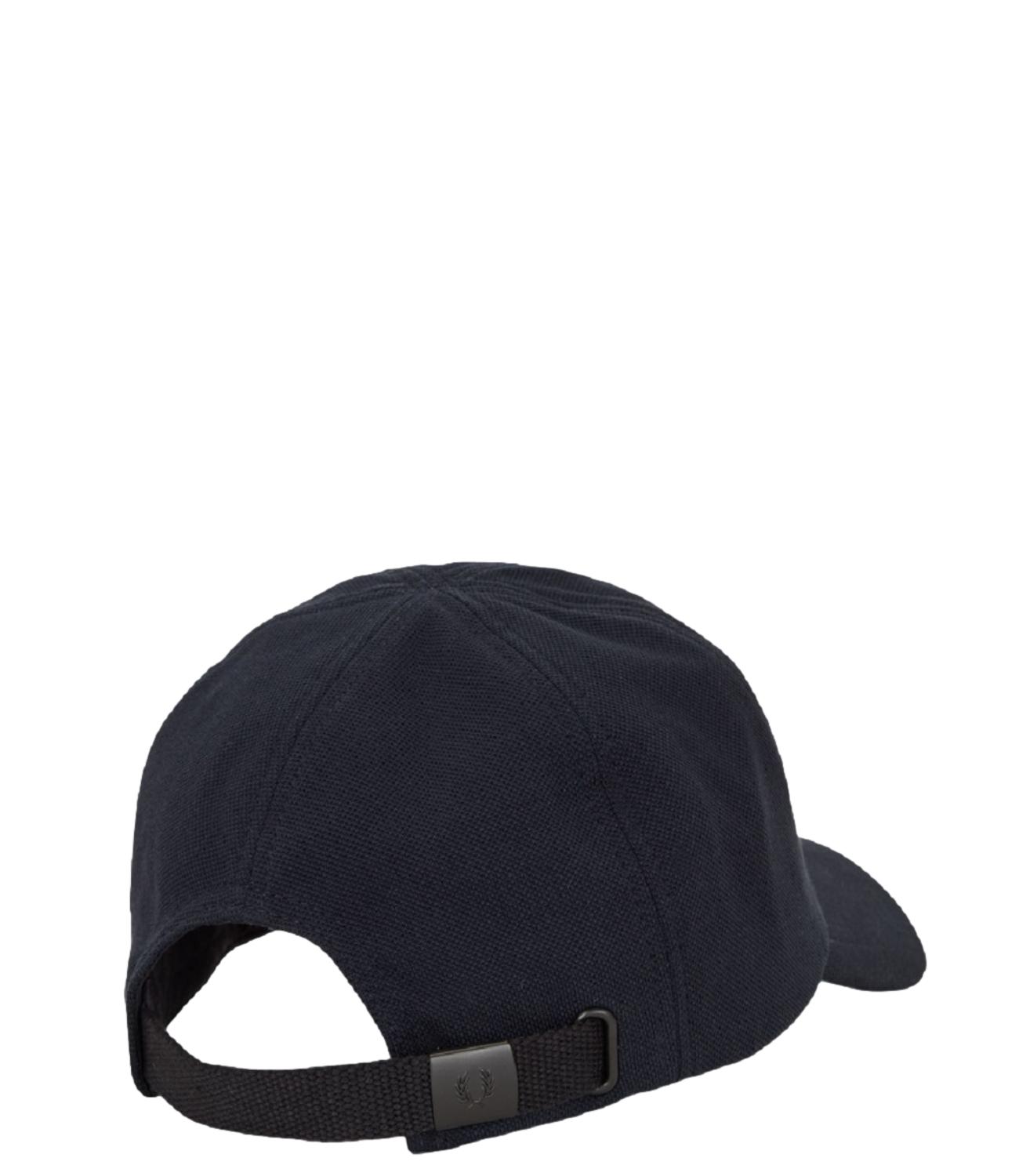 Cappello Fred Perry in cotone pique blu