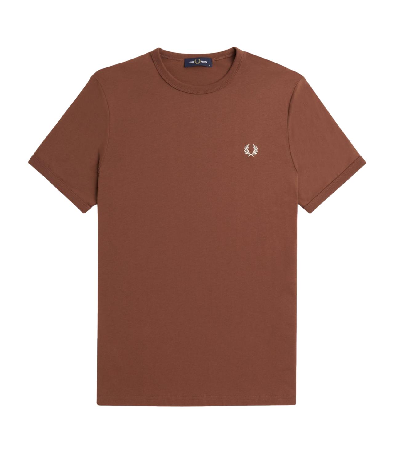 T-shirt Whisky brown