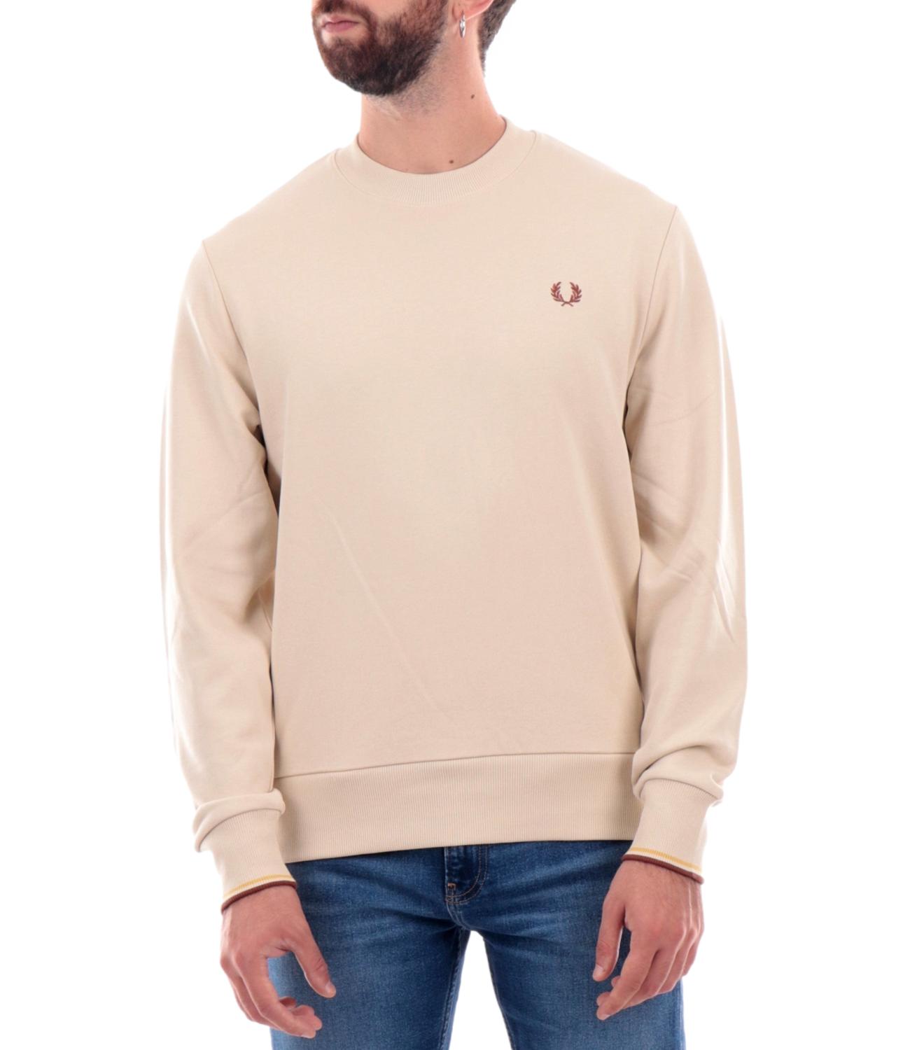 Felpa Fred Perry beige chiaro