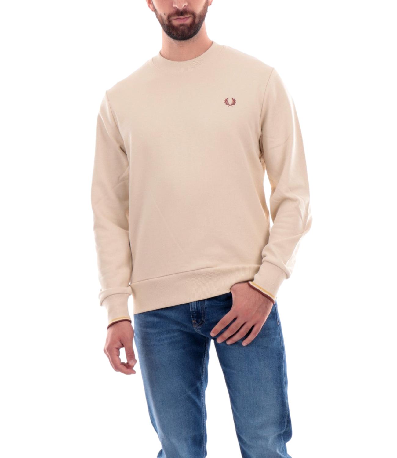 Felpa Fred Perry beige chiaro