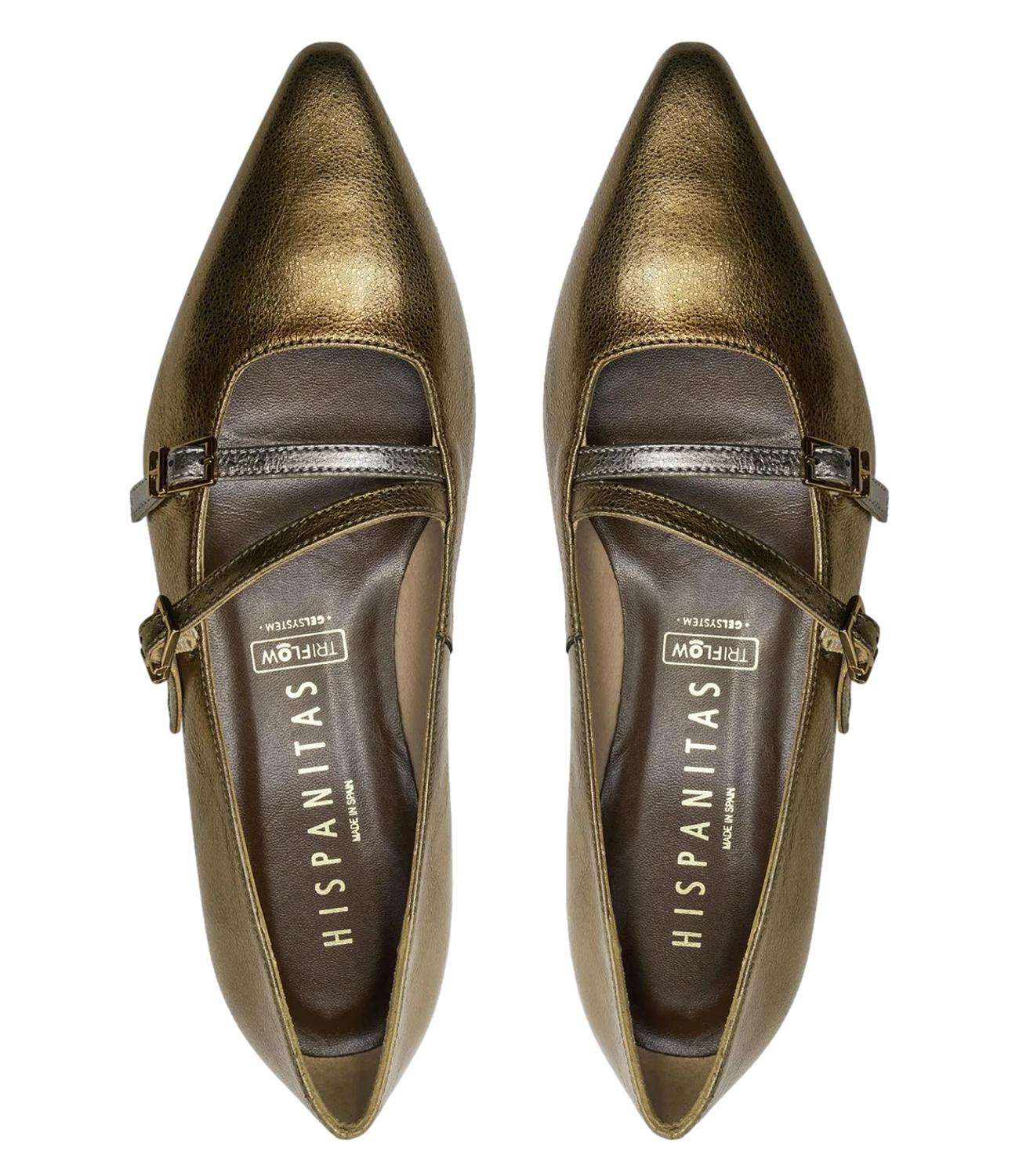 Hispanitas Scarpe Oro Donna