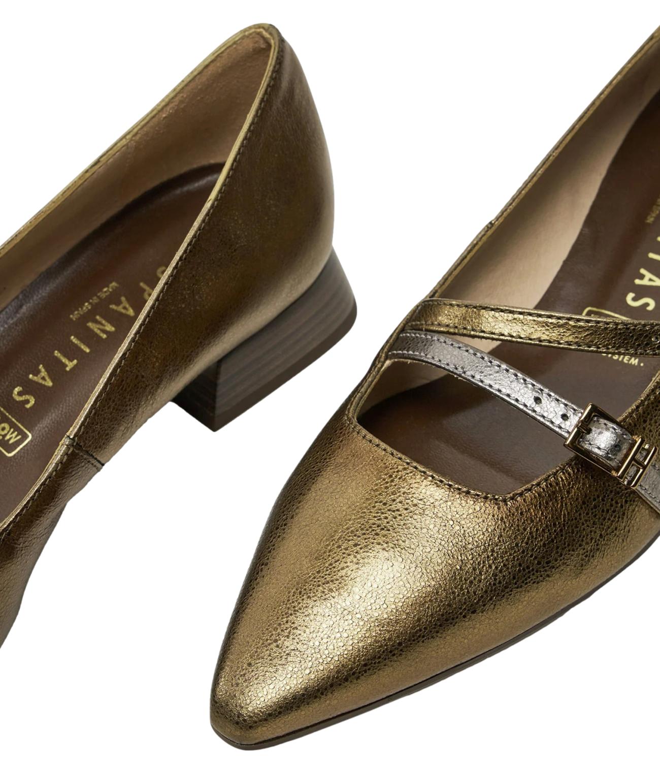Hispanitas Scarpe Oro Donna