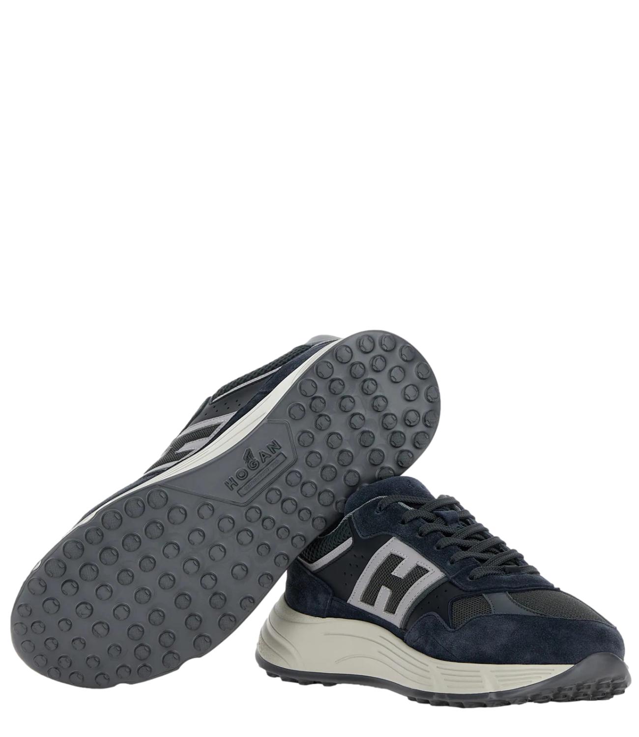 Hogan Scarpa Blu Grigio Uomo