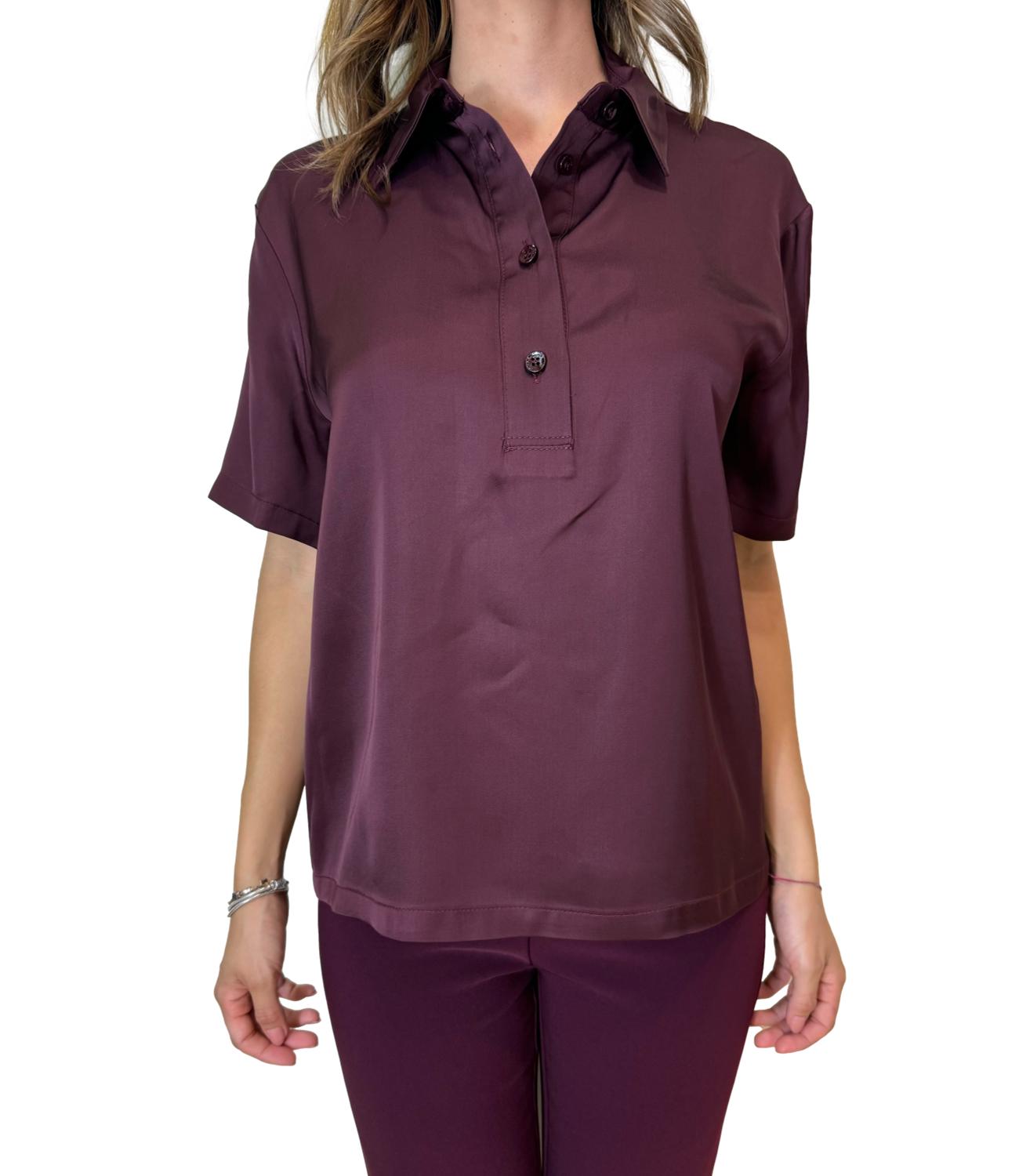 Imperial camicia melanzana donna