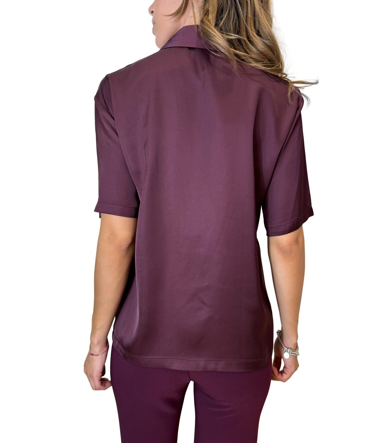 Imperial camicia melanzana donna