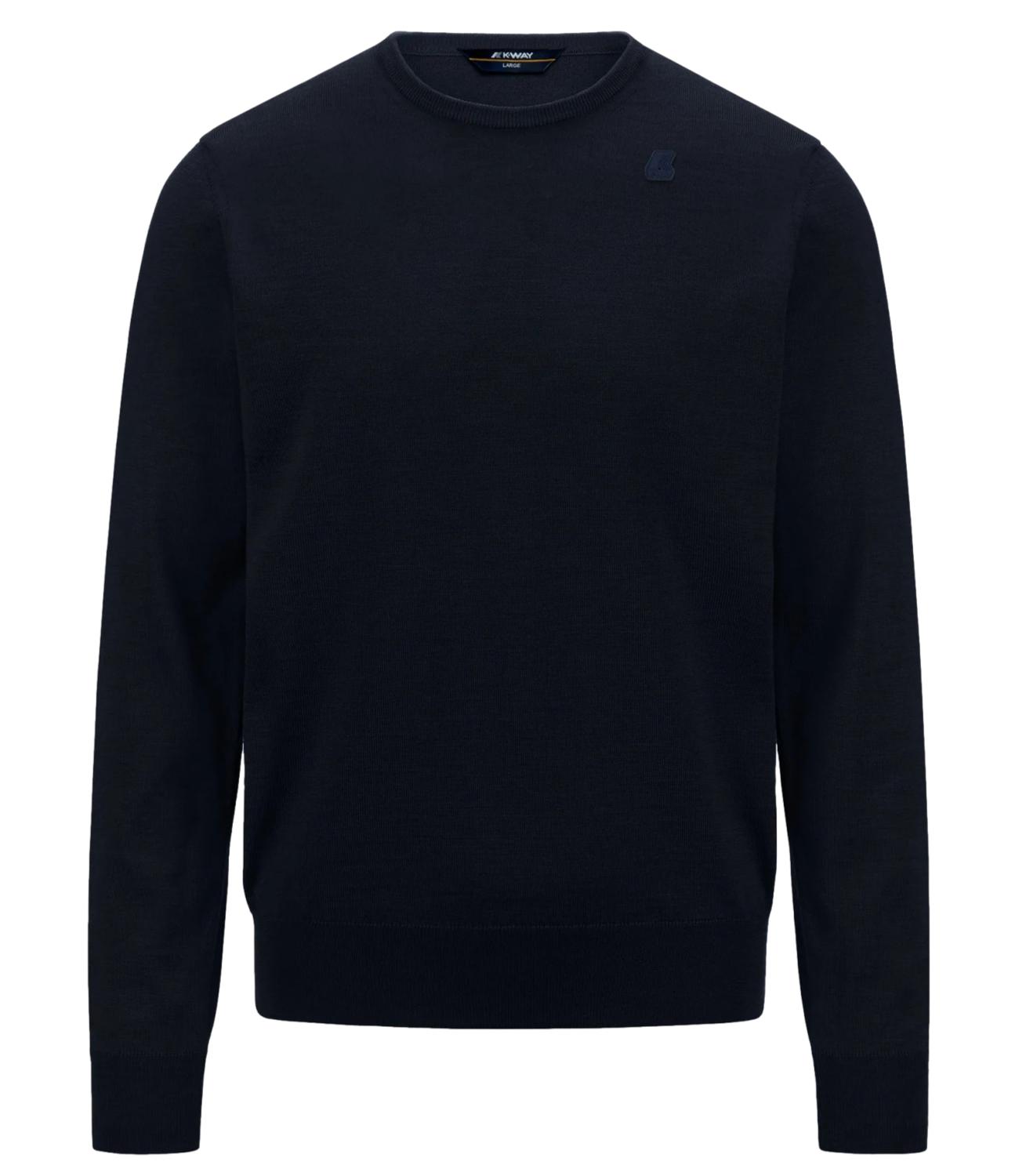 K-Way Pullover Blue Uomo