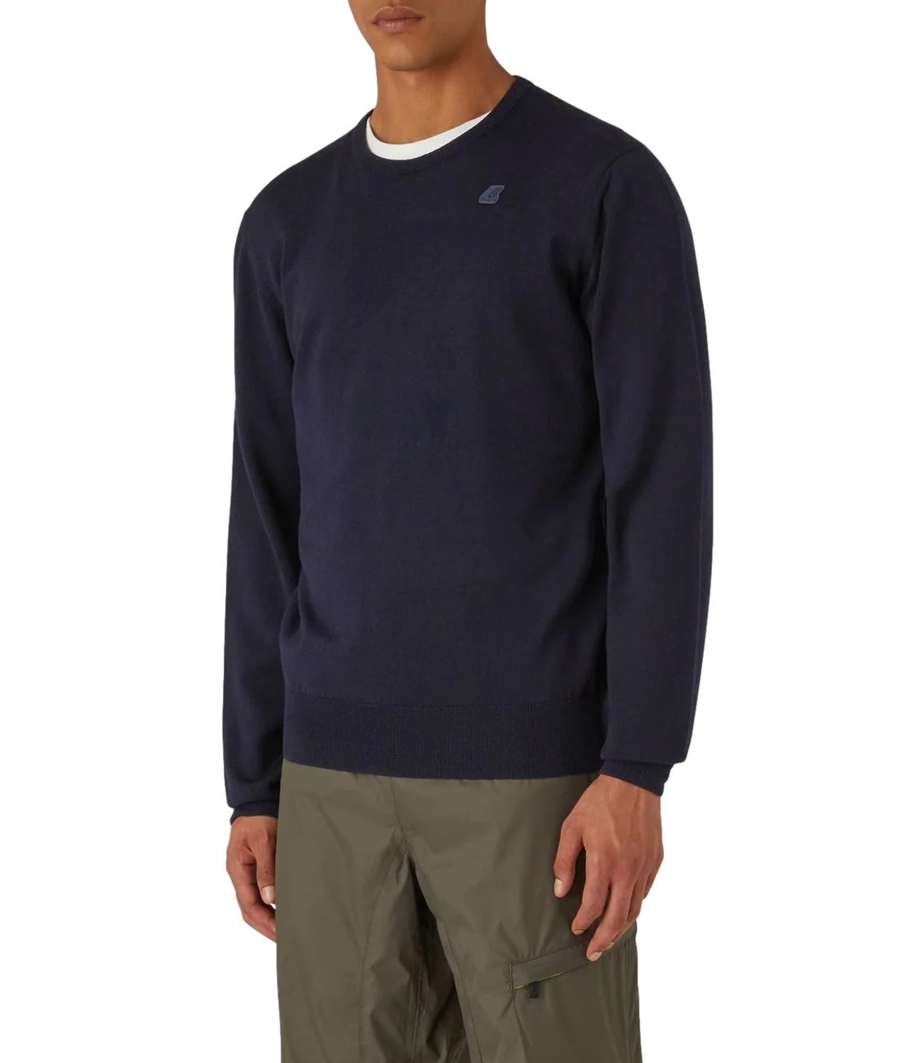 K-Way Pullover Blue Uomo