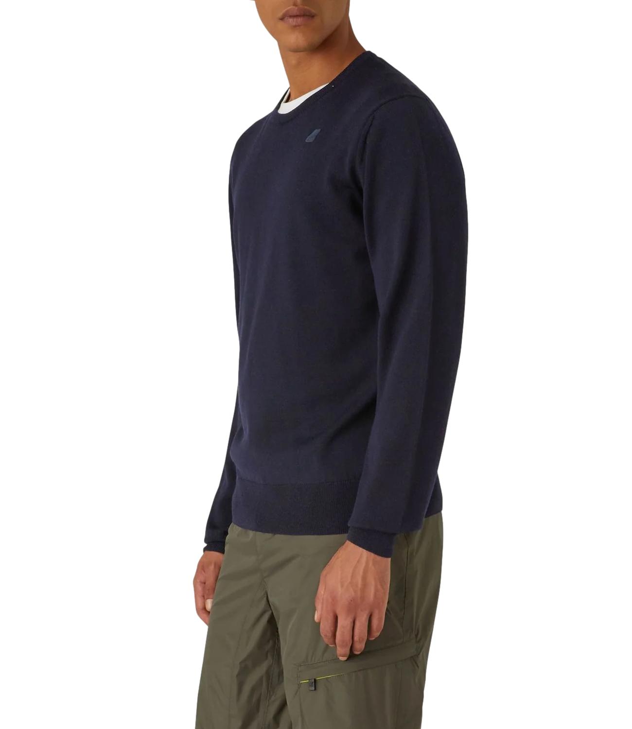 K-Way Pullover Blue Uomo