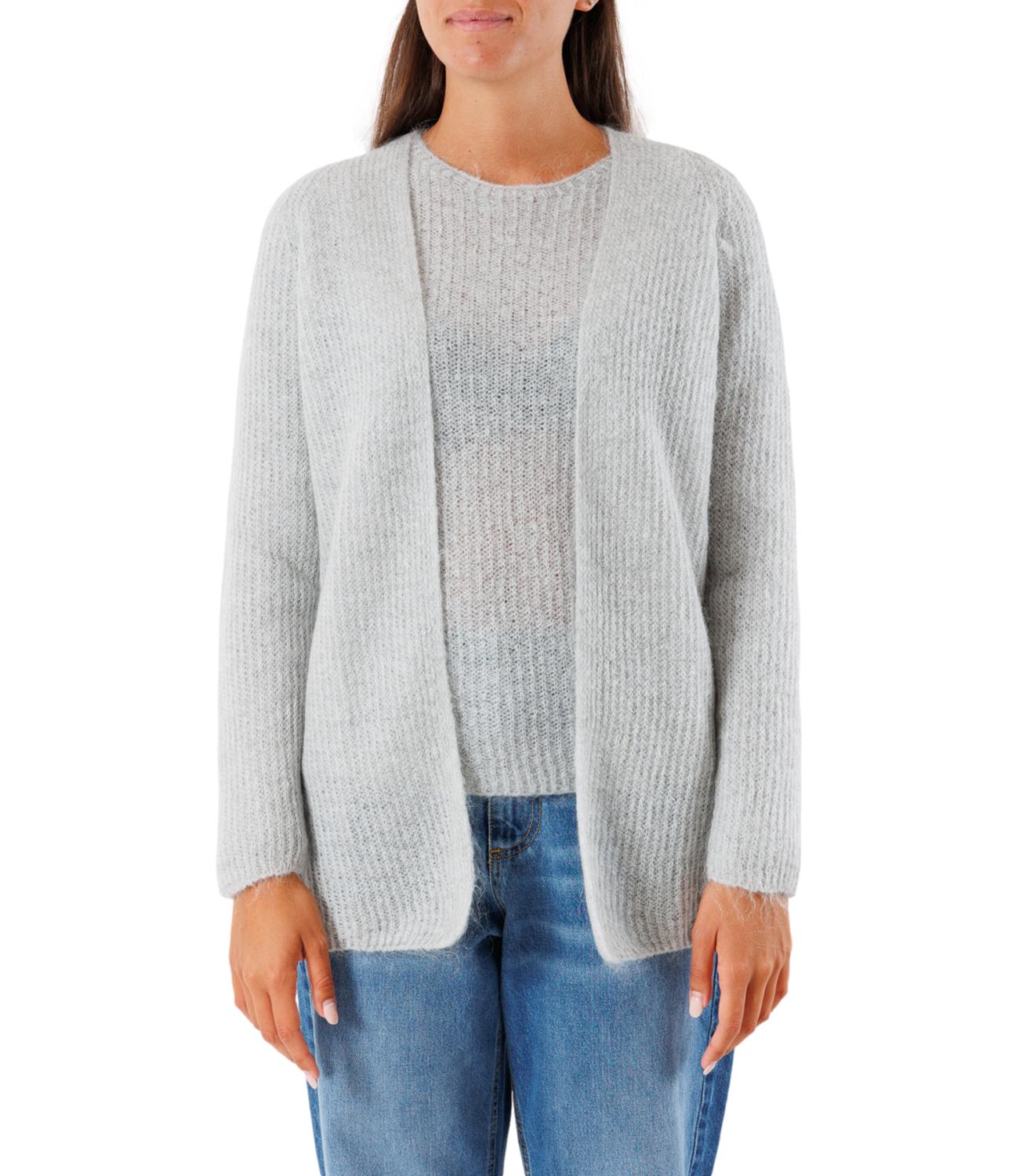 Kontatto Cardigan Grigio Donna