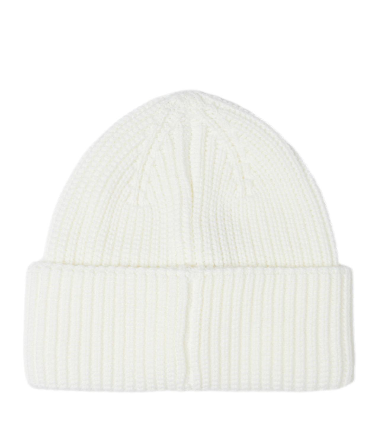 Liu Jo Cappello Beanie Con Logo Bianco Lana Donna