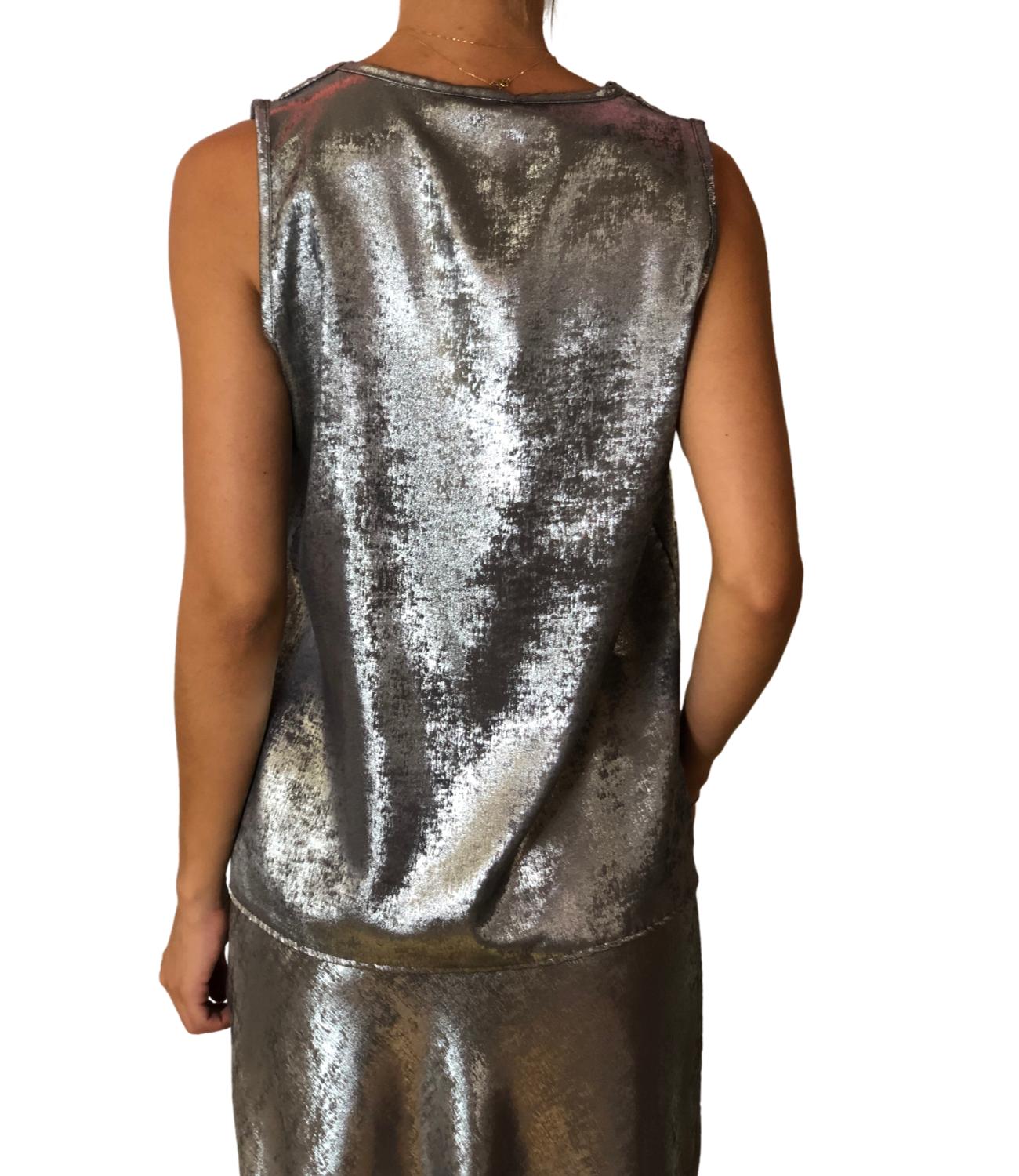 Lokita Top Argento Donna