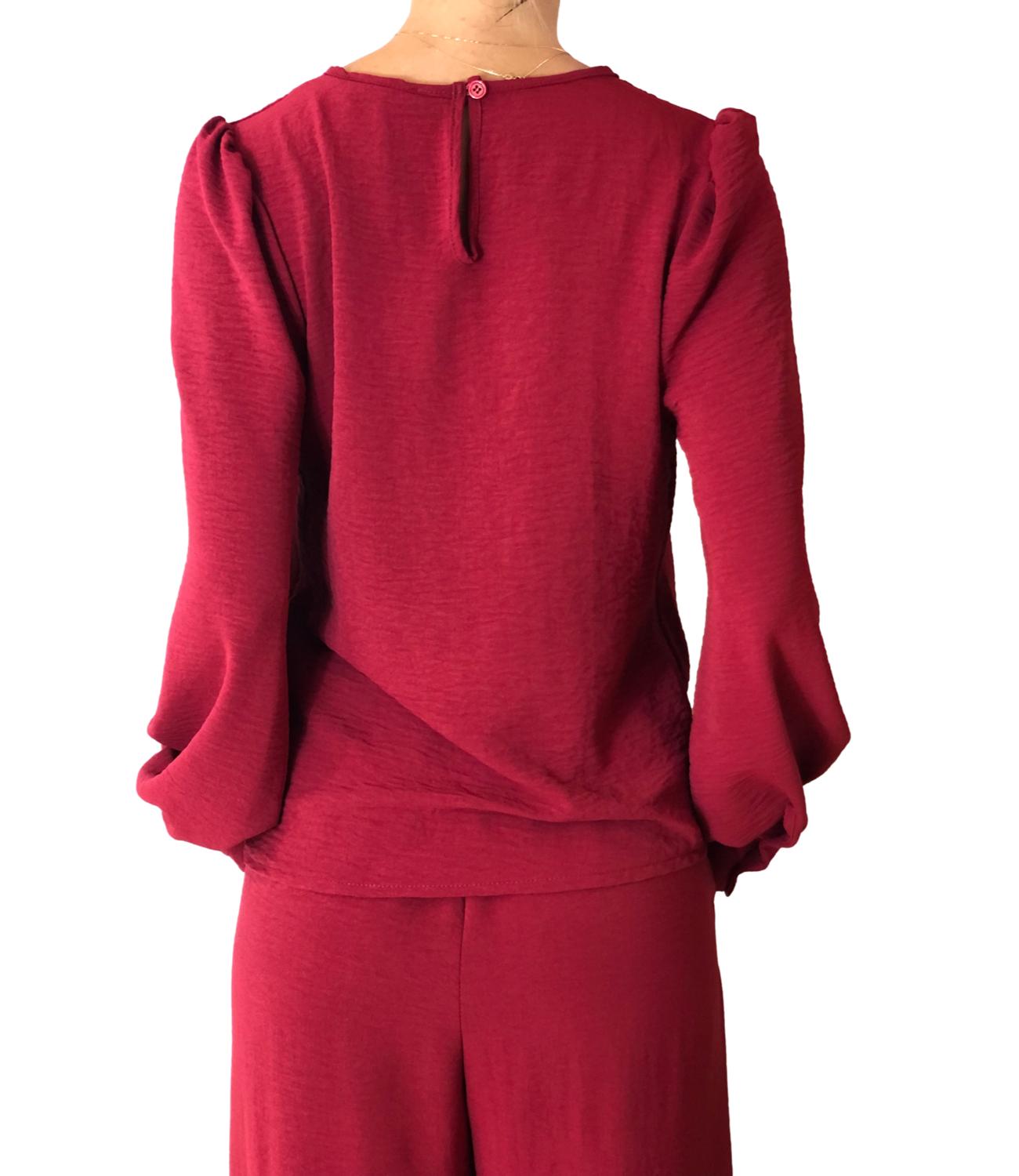 Lokita Blusa Rossa Donna