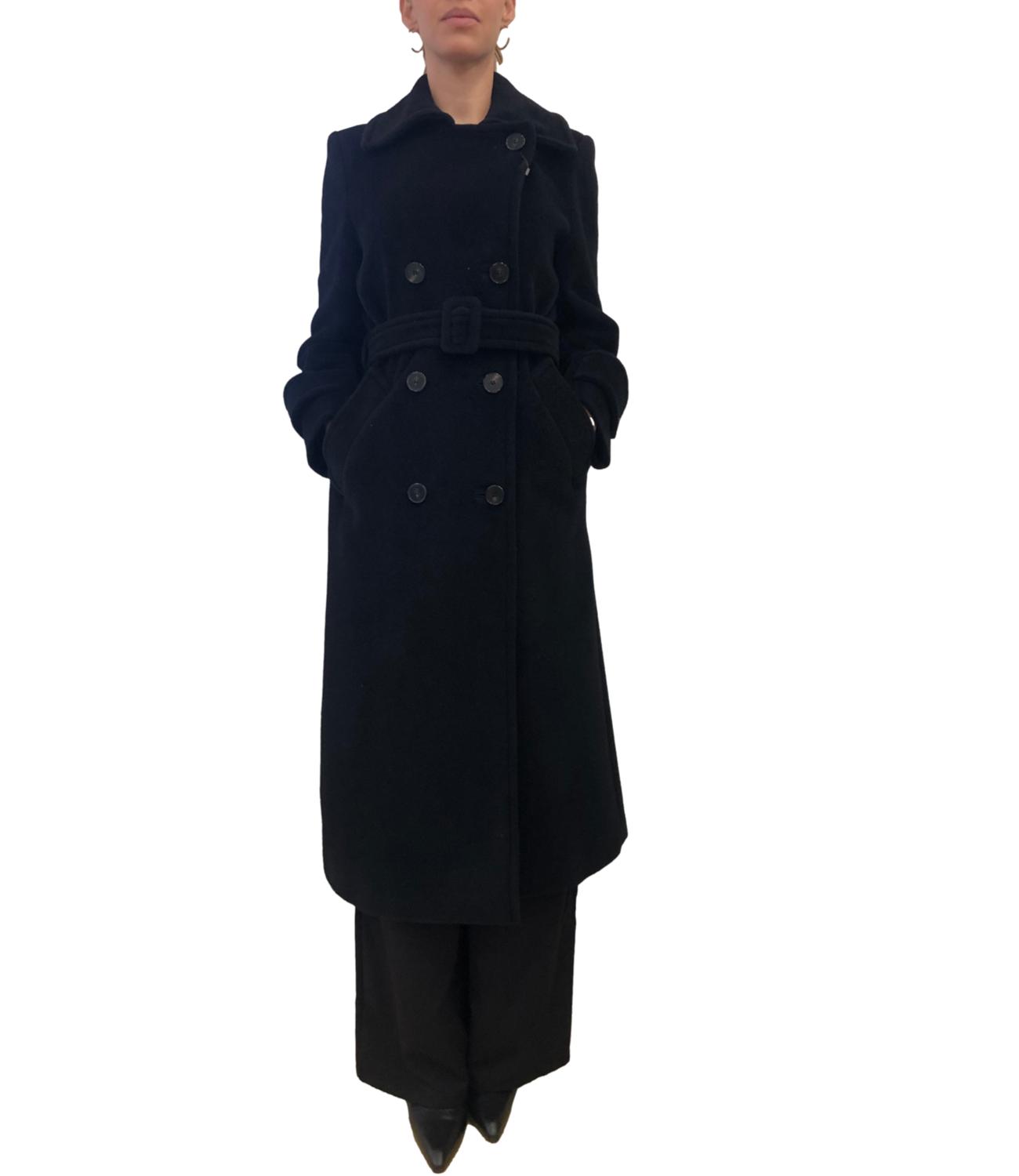 Marella Cappotto Nero Donna