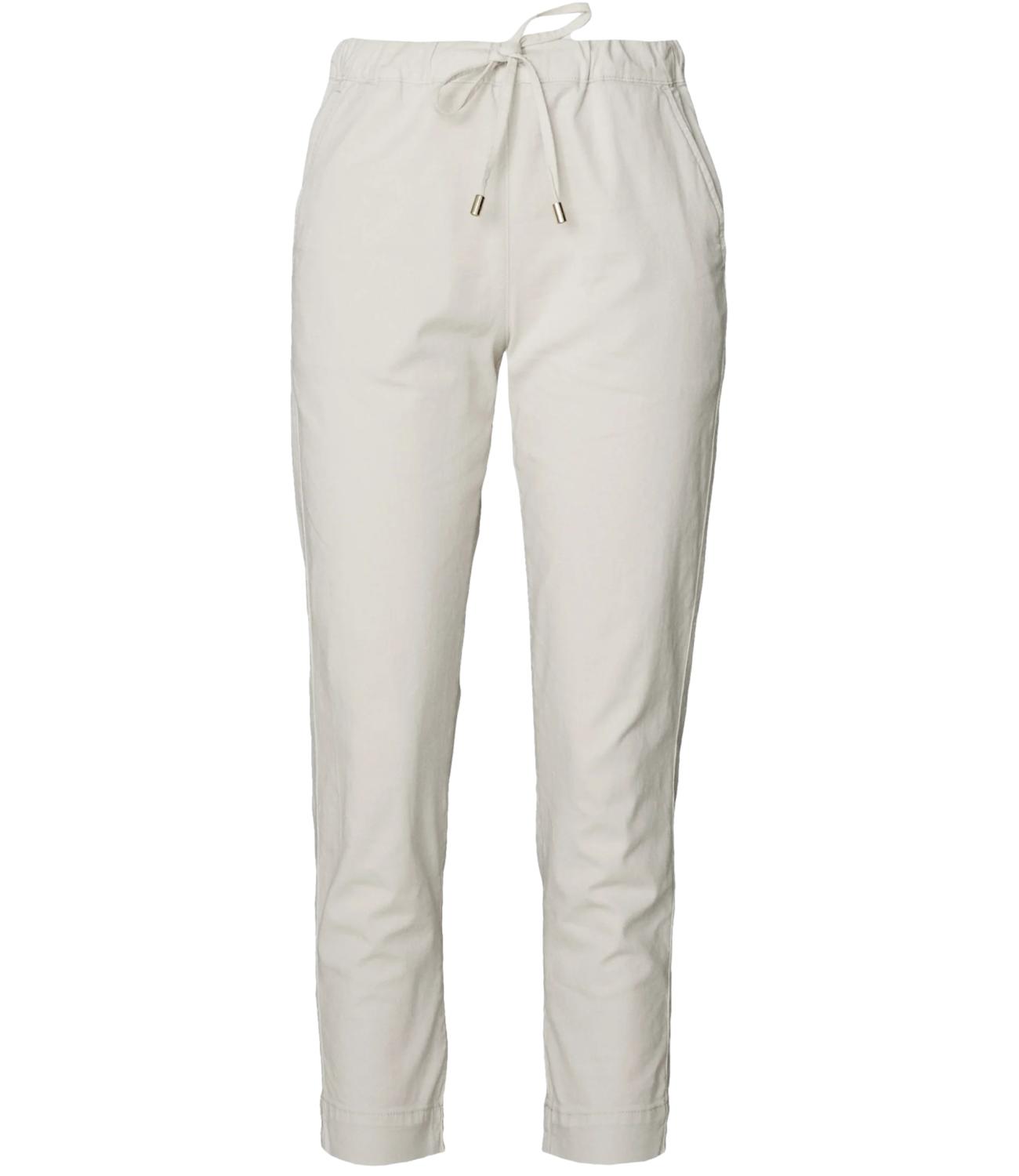 Max Mara Leisure Pantalone Terreno Grigio Perla Donna