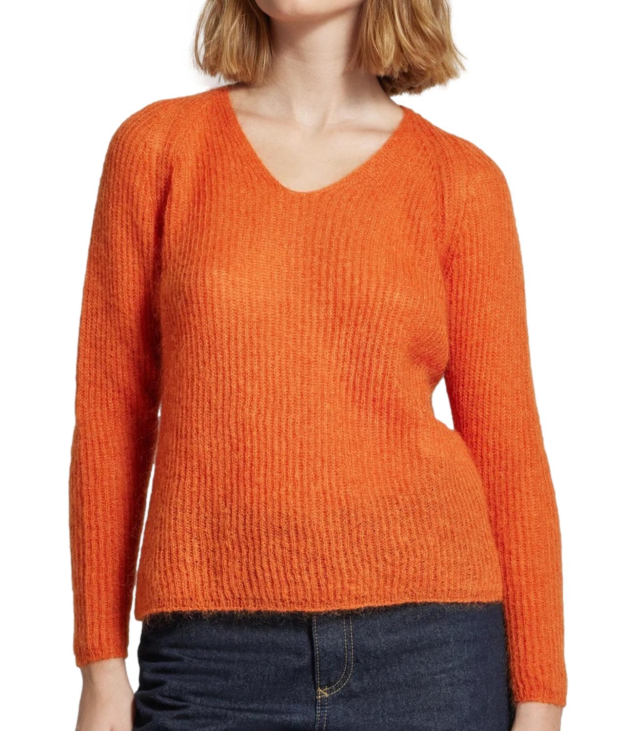 Max Mara Leisure Maglia Fresis Arancio Unito Donna