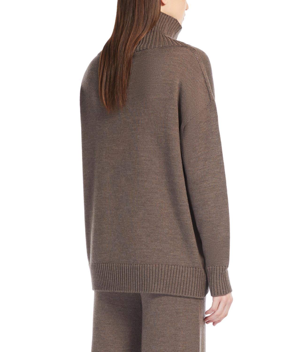 Max Mara Leisure Maglia Superbo Nocciola Melange Donna