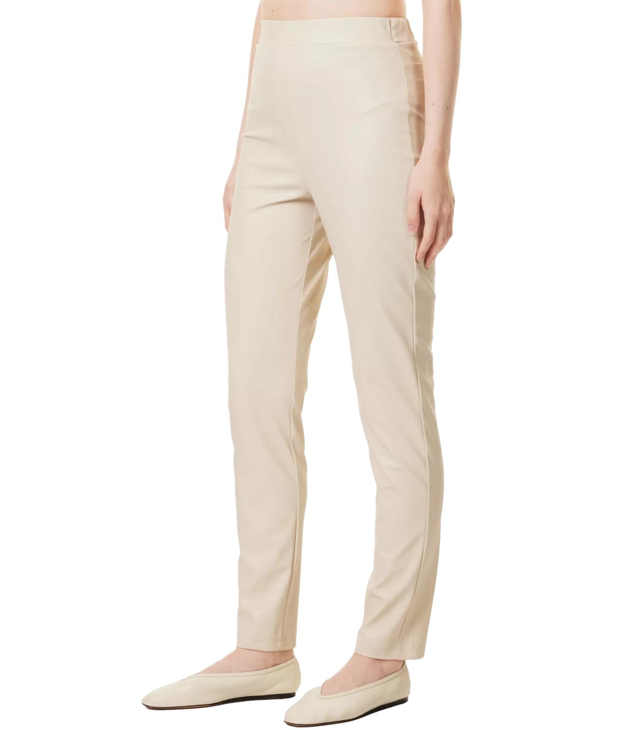 Max Mara Leisure Pantalone Rodano Neutro Donna