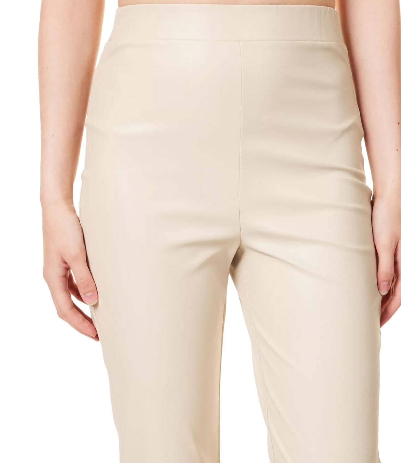 Max Mara Leisure Pantalone Rodano Neutro Donna