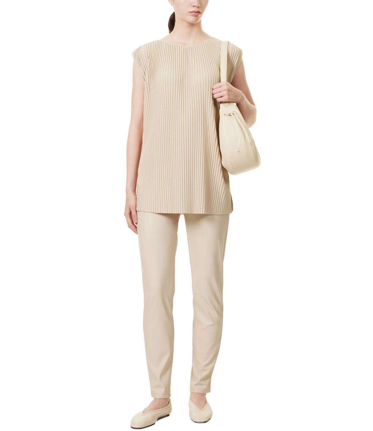 Max Mara Leisure Pantalone Rodano Neutro Donna