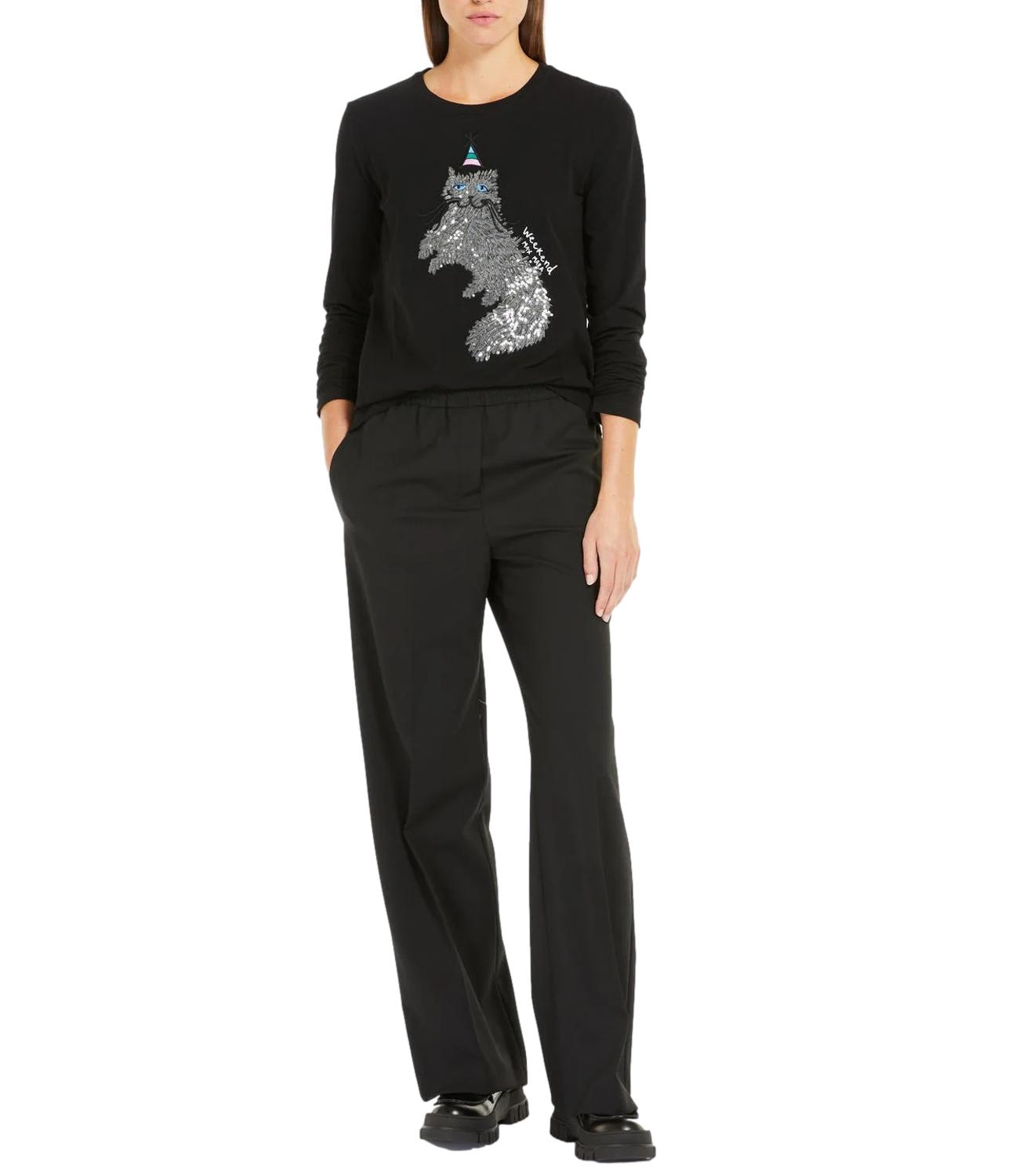 Max Mara Weekend Pantalone Petra Nero Donna