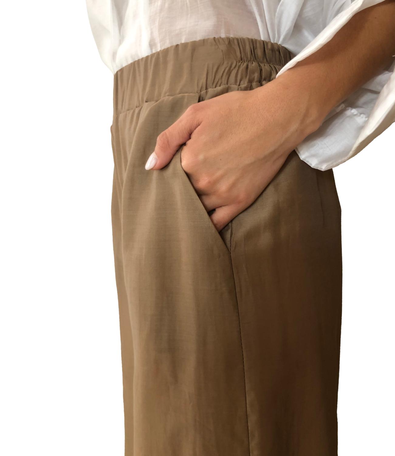 Motel Pantalone Fango Donna