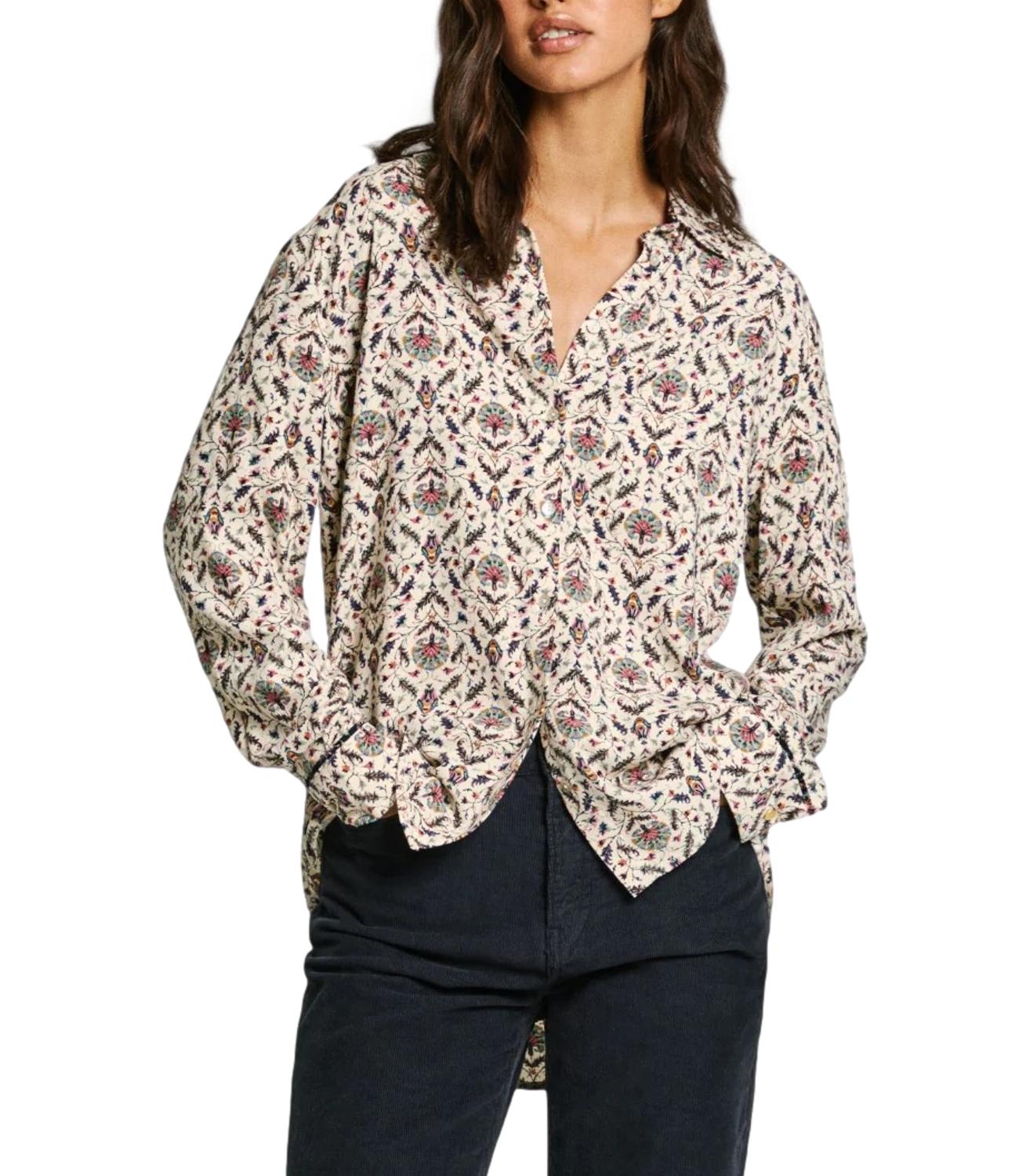 Pepe Jeans Camicia Donna Colore Ecru