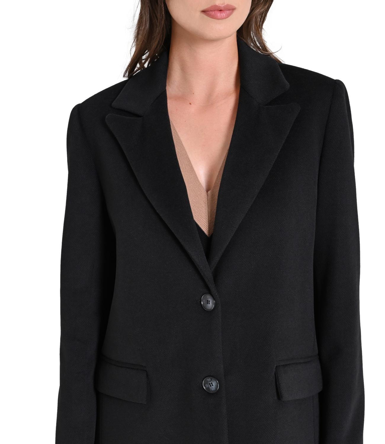 Rinascimento Cappotto Nero Donna