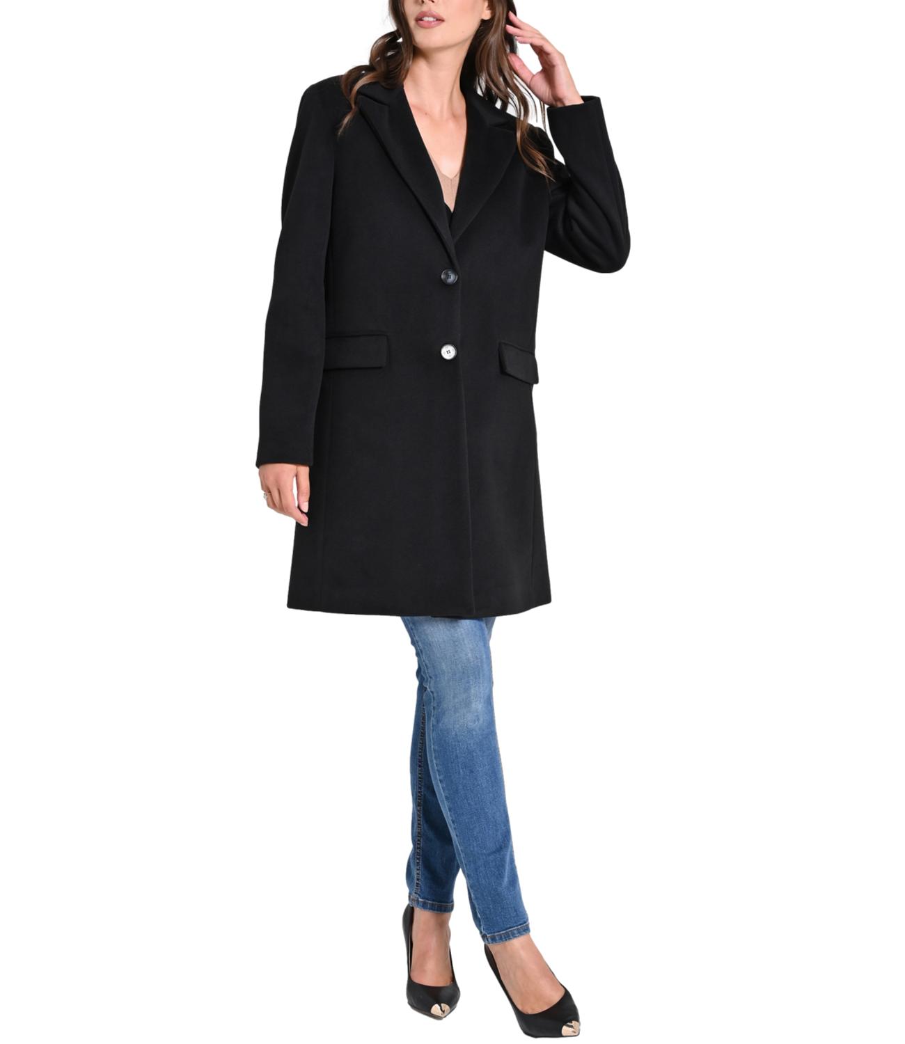 Rinascimento Cappotto Nero Donna