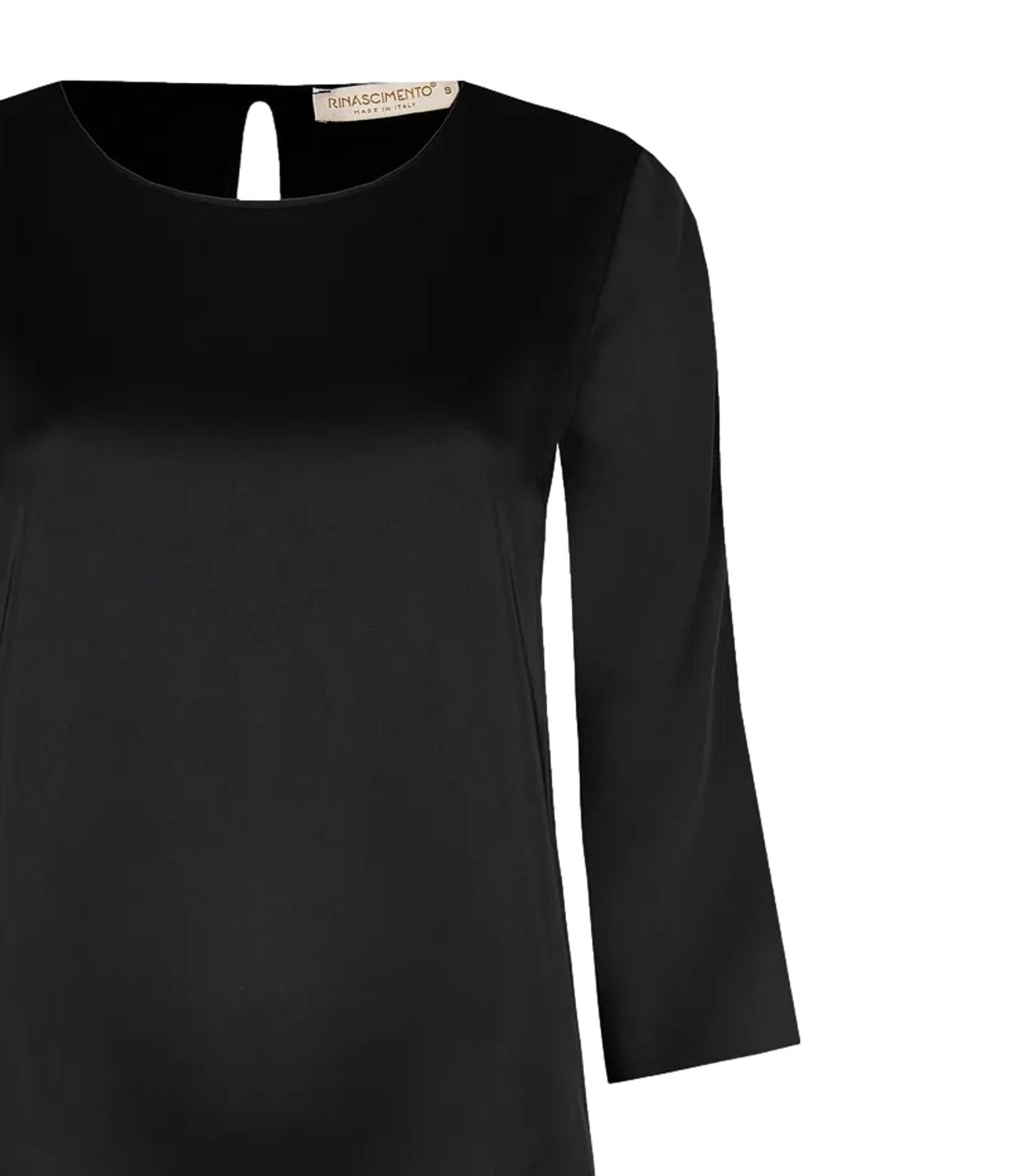 Rinascimento blusa nera donna